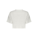 Converse White Cotton Womens T-Shirt