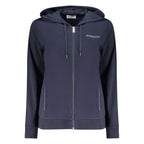 Freddy Blue Cotton Womens Hoodie