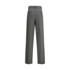 Saint Laurent Gray Wool Dress Pants