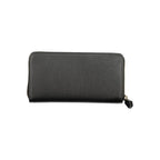 Mario Valentino Black Polyurethane Womens Wallet