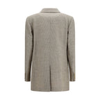 Blazé Milano Beige Cotton Blazer