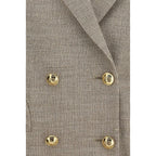 Blazé Milano Beige Cotton Blazer