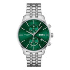 Hugo Boss Gray Stainless Steel Dress Watch