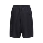 Y-3 Black Polyester Bermuda Shorts