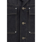 Lemaire Black Cotton Denim Jacket