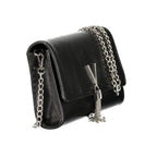 Mario Valentino Black Polyurethane Women's Handbag