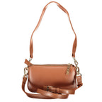 Mario Valentino Brown Polyurethane Women's Bag
