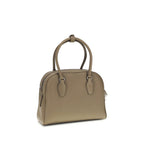 The Row Brown Calf Leather Bos Taurus Handbag