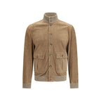 Valstar Beige Calf Leather Bos Taurus Bomber