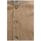 Valstar Beige Calf Leather Bos Taurus Bomber