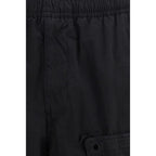 Stone Island Black Cotton Cargo Pants