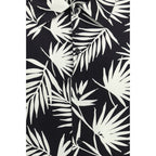 Laneus Black Viscose Pattern Shirt