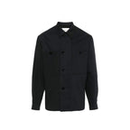 Lemaire Black Virgin Wool Coat