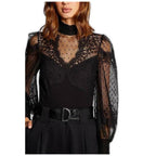 Morgan De Toi Black Viscose Bodysuit