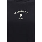 MM6 Black Cotton T-Shirt