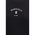 MM6 Black Cotton Sweatshirt
