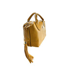 Baldinini Trend Yellow Leather Women Handbag