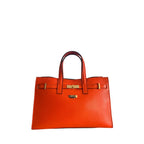 Baldinini Trend Orange Leather Women Handbag