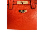 Baldinini Trend Orange Leather Women Handbag