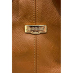 Baldinini Trend Brown Cowhide Shoulder Bag