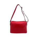 Baldinini Trend Red Leather Women Crossbody Bag