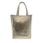 Baldinini Trend Gray Cowhide Clutch Bag