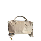 Baldinini Trend Beige Leather Women Handbag