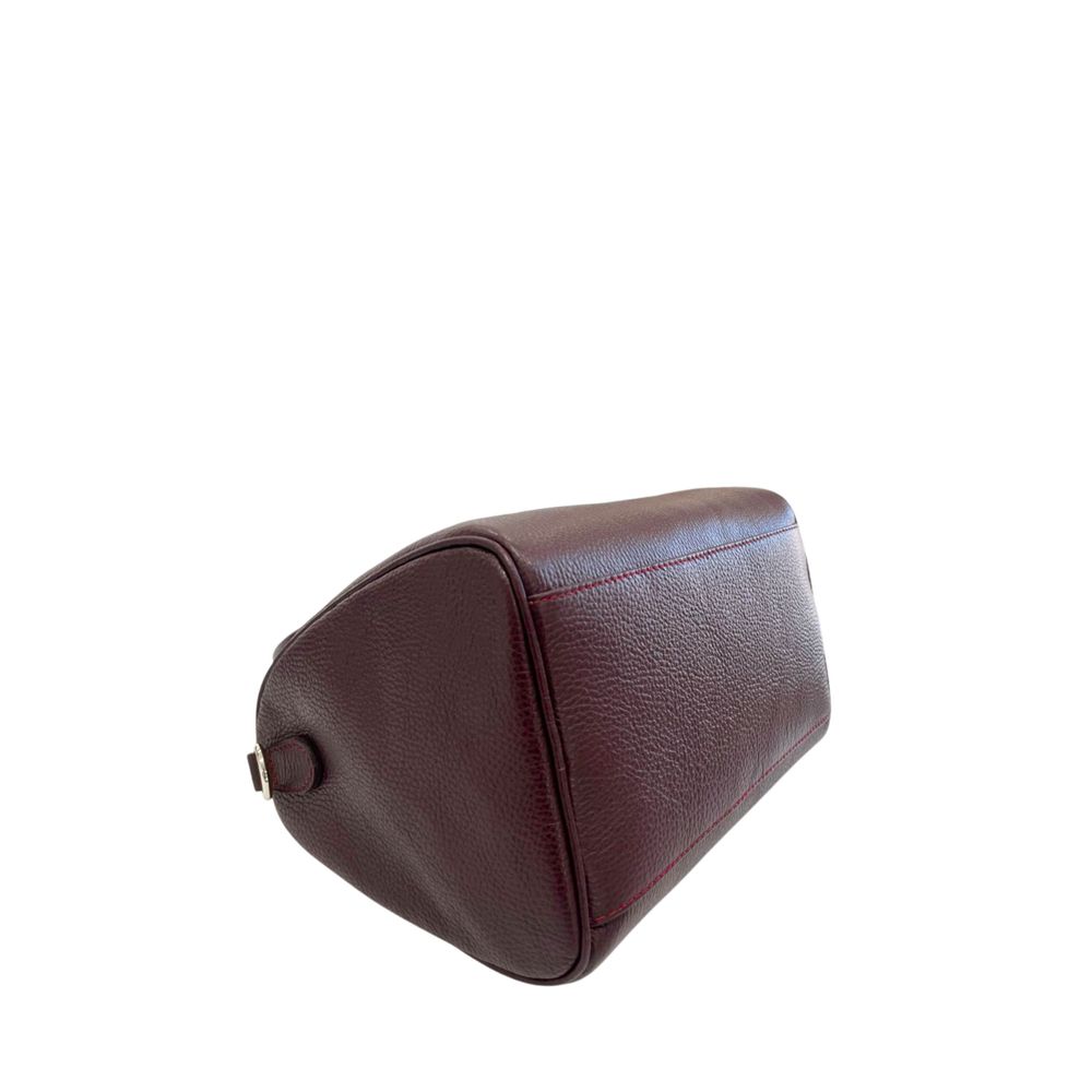 Baldinini Trend Red Leather Women Handbag