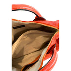 Baldinini Trend Orange Leather Women Handbag