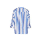 Ganni Blue Cotton Shirt