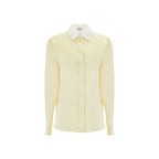 Loewe Bicolor Silk Dress Shirt