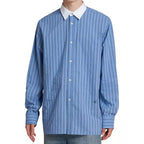 Loewe Blue Cotton Pattern Shirt