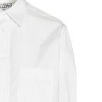 Maison Margiela White Cotton Dress Shirt