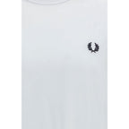 Fred Perry White Cotton T-Shirt
