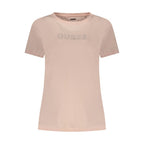 Guess Jeans Pink Cotton Women's T-Shirt