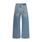 Mother Denim Blue Cotton High-Waisted Jean