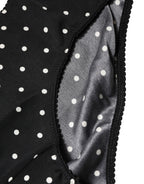 Dolce & Gabbana Black Polka Dots Mid Waist Brief Panty Underwear
