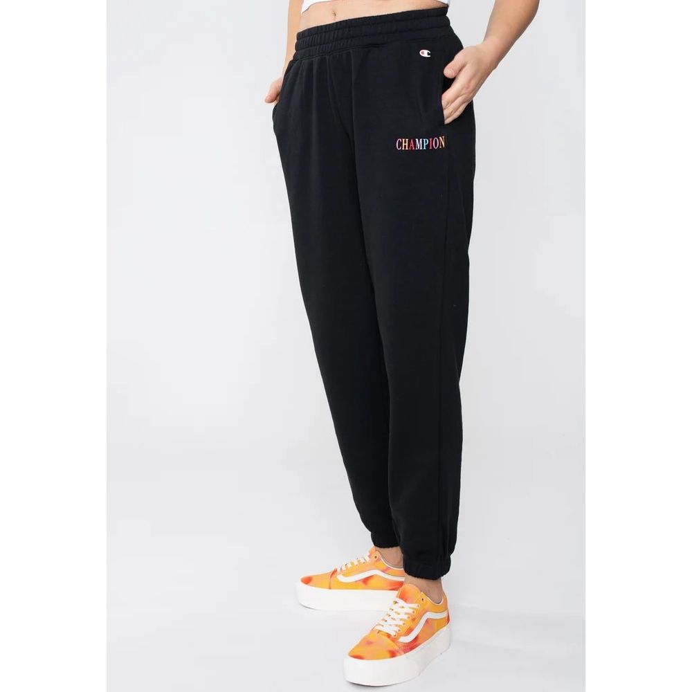 Champion Black Cotton Joggers (Workout Pants)