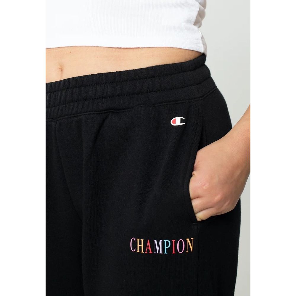 Champion Black Cotton Joggers (Workout Pants)