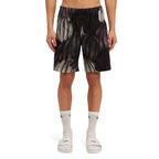 MSGM Purple Cotton Bermuda Shorts
