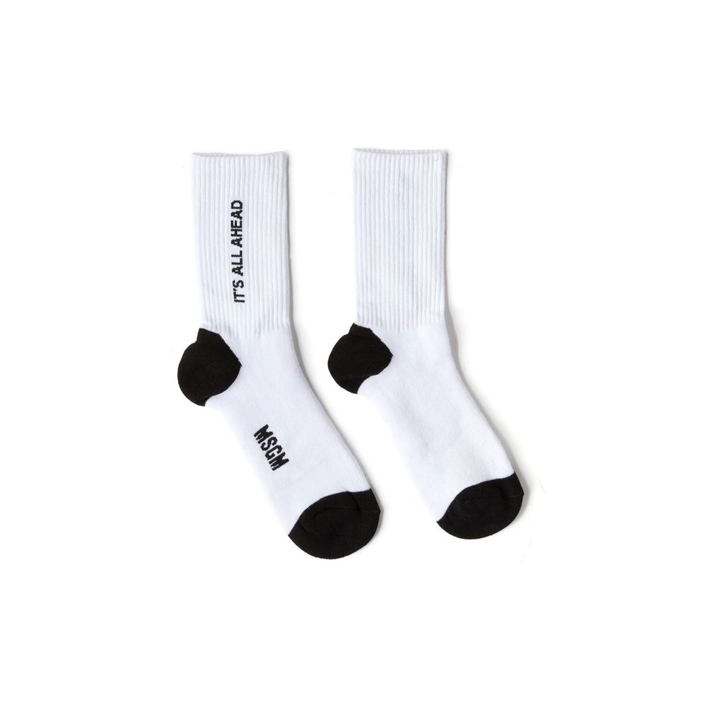 MSGM White Cotton Socks
