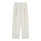 MSGM White Wool Casual Pants