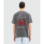 MSGM Gray Cotton T-Shirt