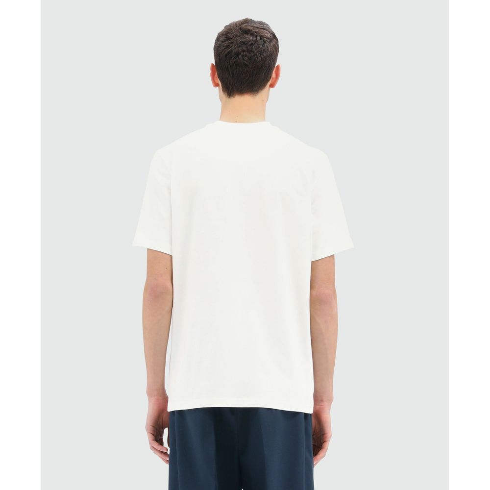 MSGM White Cotton T-Shirt