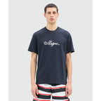 MSGM Blue Cotton T-Shirt