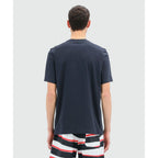 MSGM Blue Cotton T-Shirt