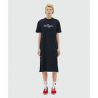 MSGM Blue Cotton Casual Dress