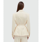 MSGM White Viscose Jacket