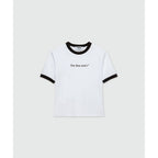 MSGM White Cotton T-Shirt