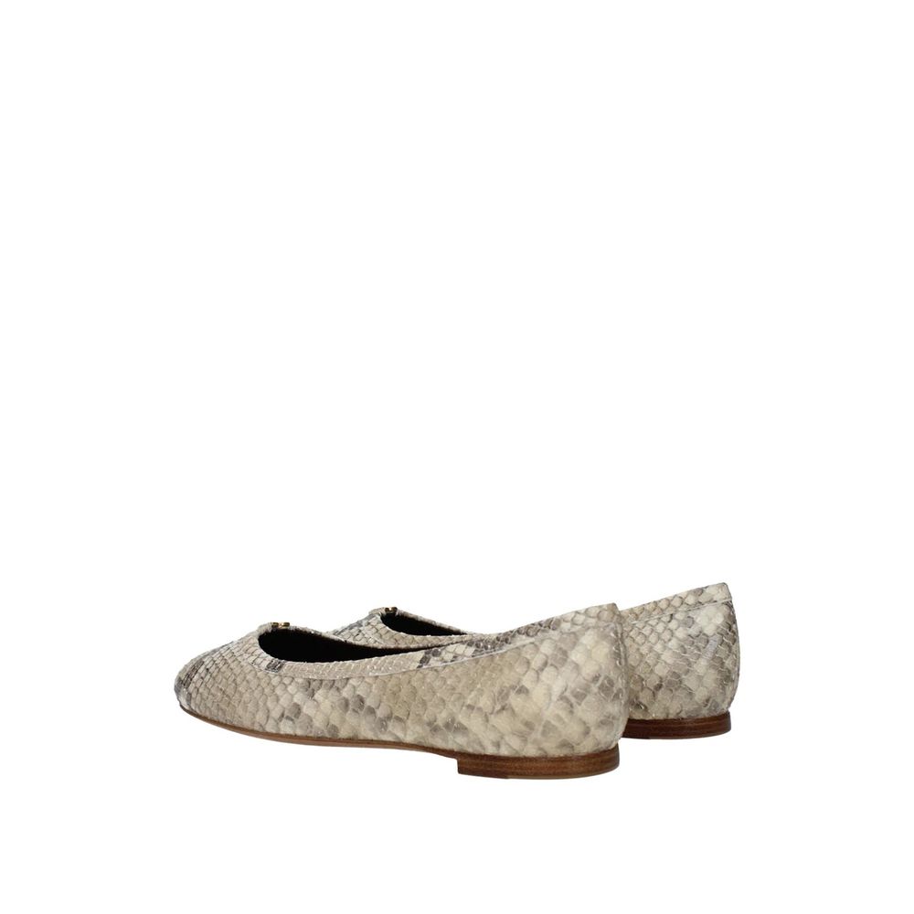 Chloé Beige Goatskin Ballet Flats